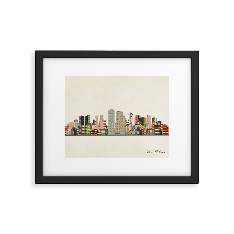 new orleans skyline Framed Art Print Gallery Image 6