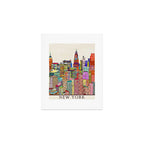 new york city skyline Art Print Gallery Image 1
