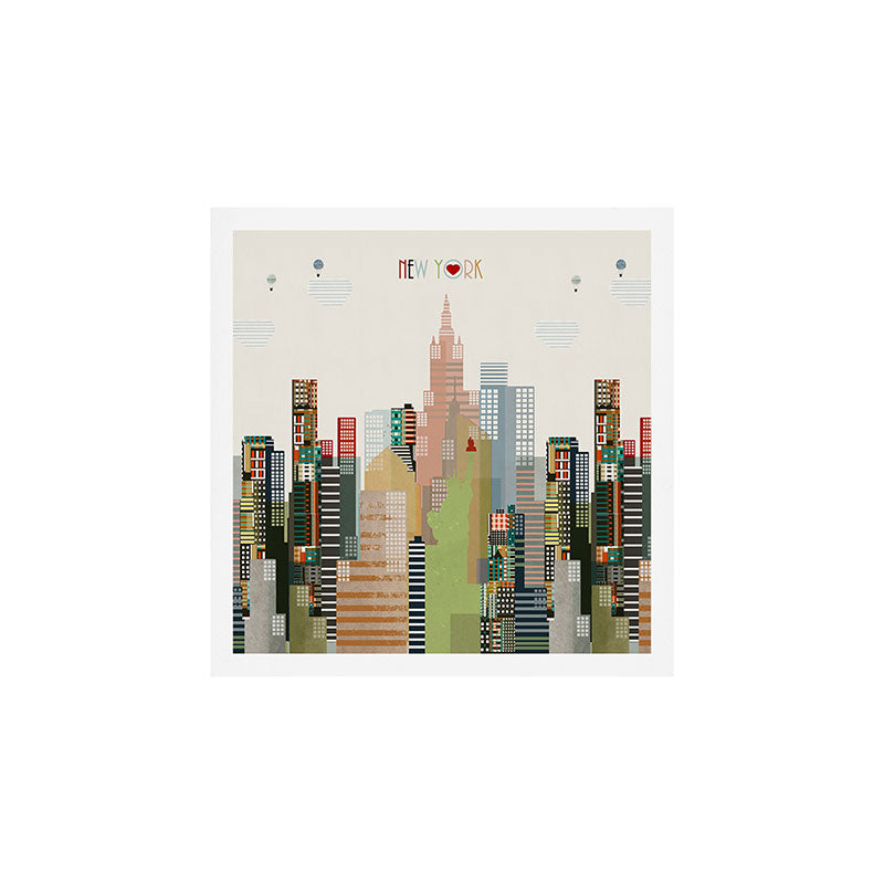 new york city skyline Art Print Gallery Image 1