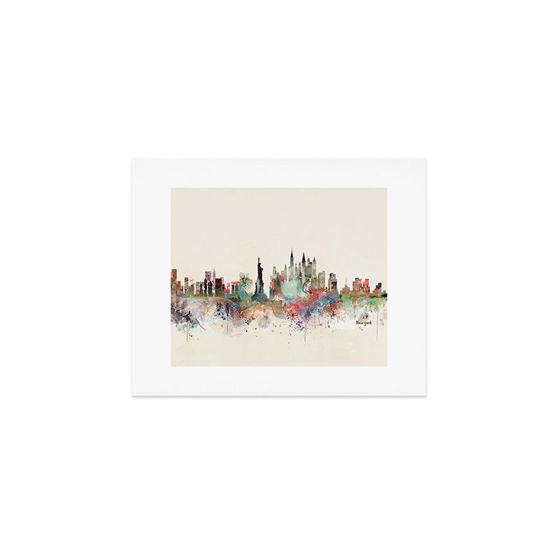 new york city skyline Art Print Gallery Image 1