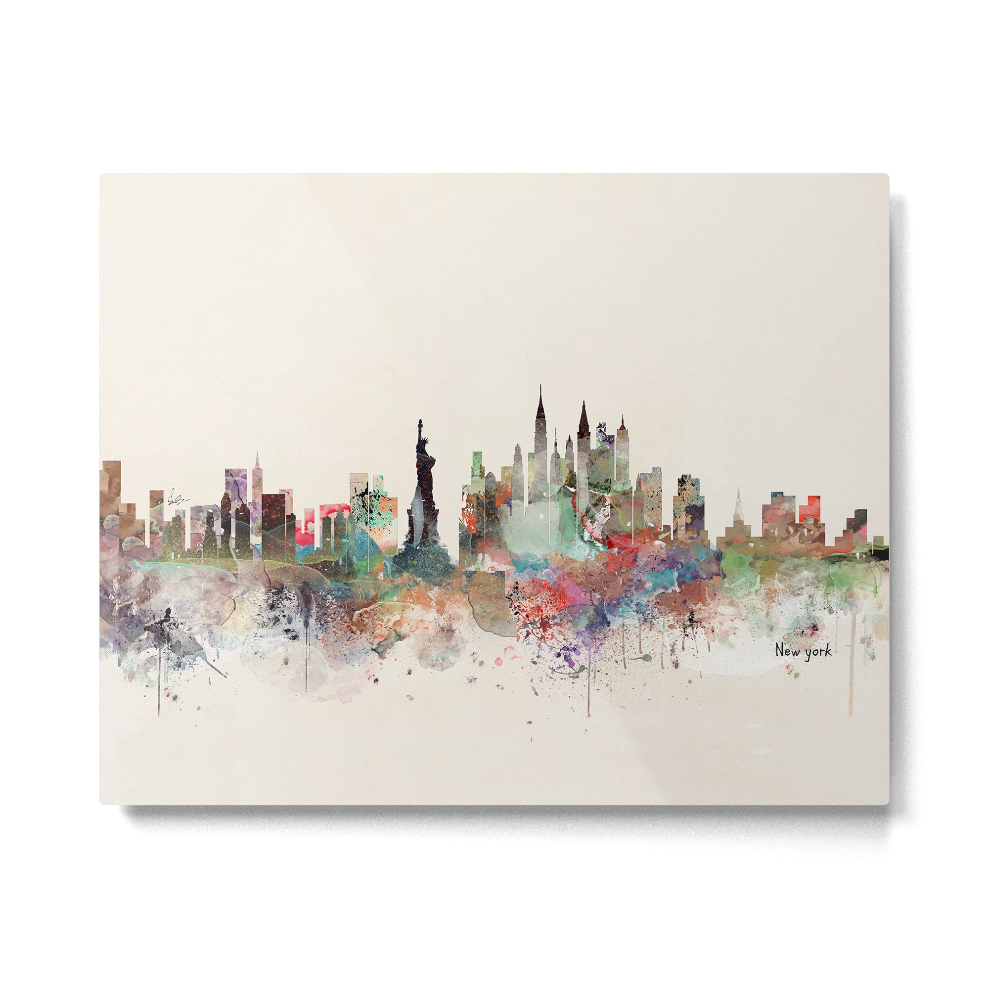 new york city skyline Metal Print Gallery Image 6