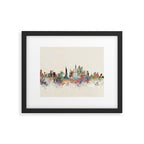 new york city skyline Framed Art Print Gallery Image 6