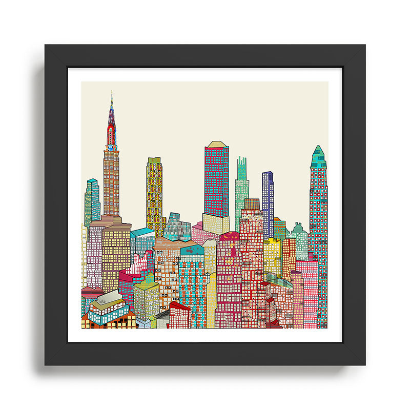 new york modern  Framed Art Print Gallery Image 1