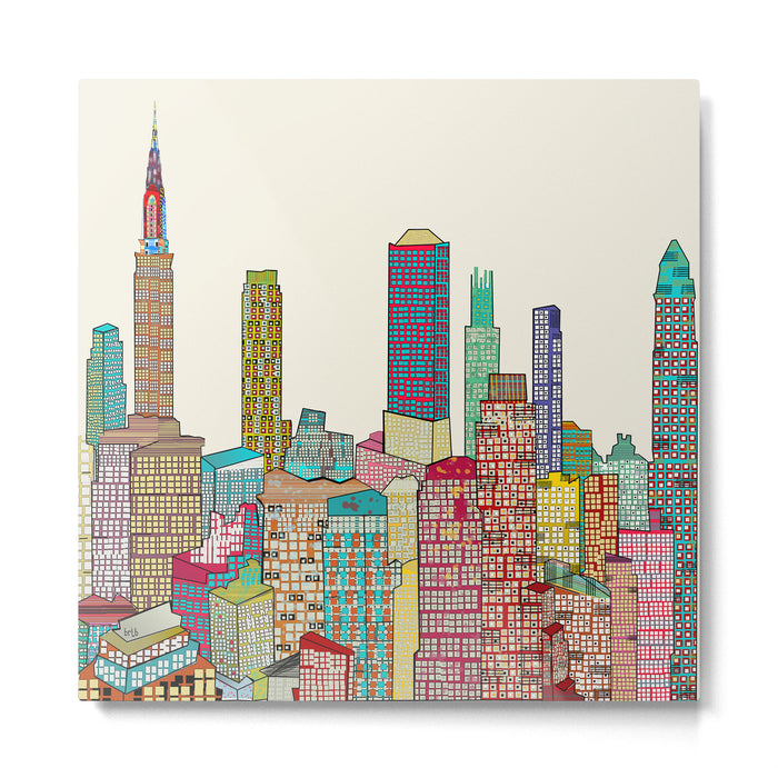 new york modern  Metal Print Gallery Image 1