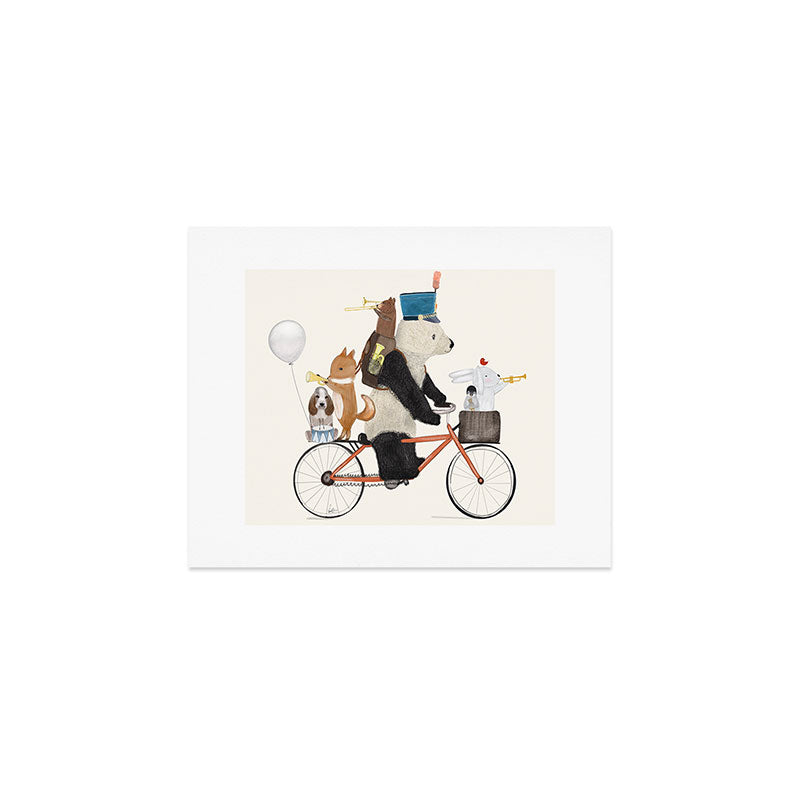 off to band camp Art Print Gallery Image 1