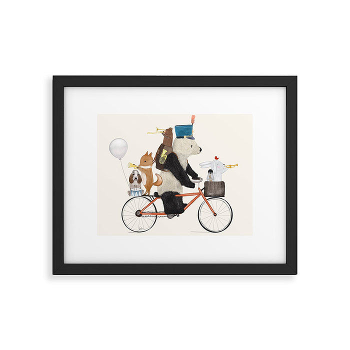 off to band camp Framed Art Print Gallery Image 1