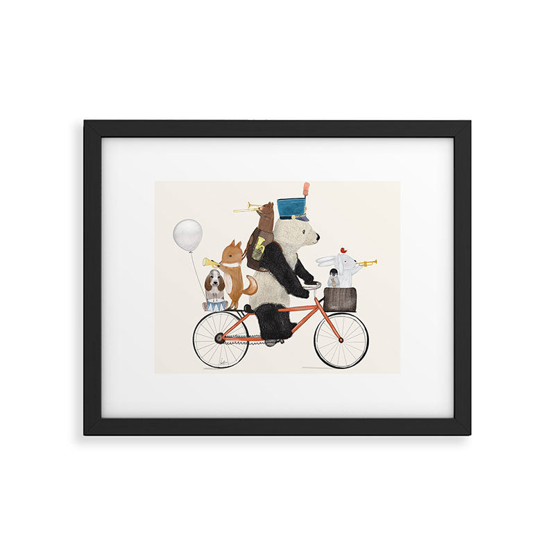 off to band camp Framed Art Print Gallery Image 6