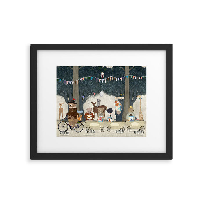 oh so happy Framed Art Print Gallery Image 1