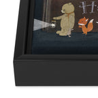 oh the adventures you will have Framed Canvas Print Gallery Image 3