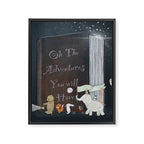 oh the adventures you will have Framed Canvas Print Gallery Image 6