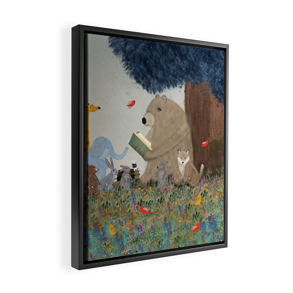 once upon a time Framed Canvas Print Gallery Image 2