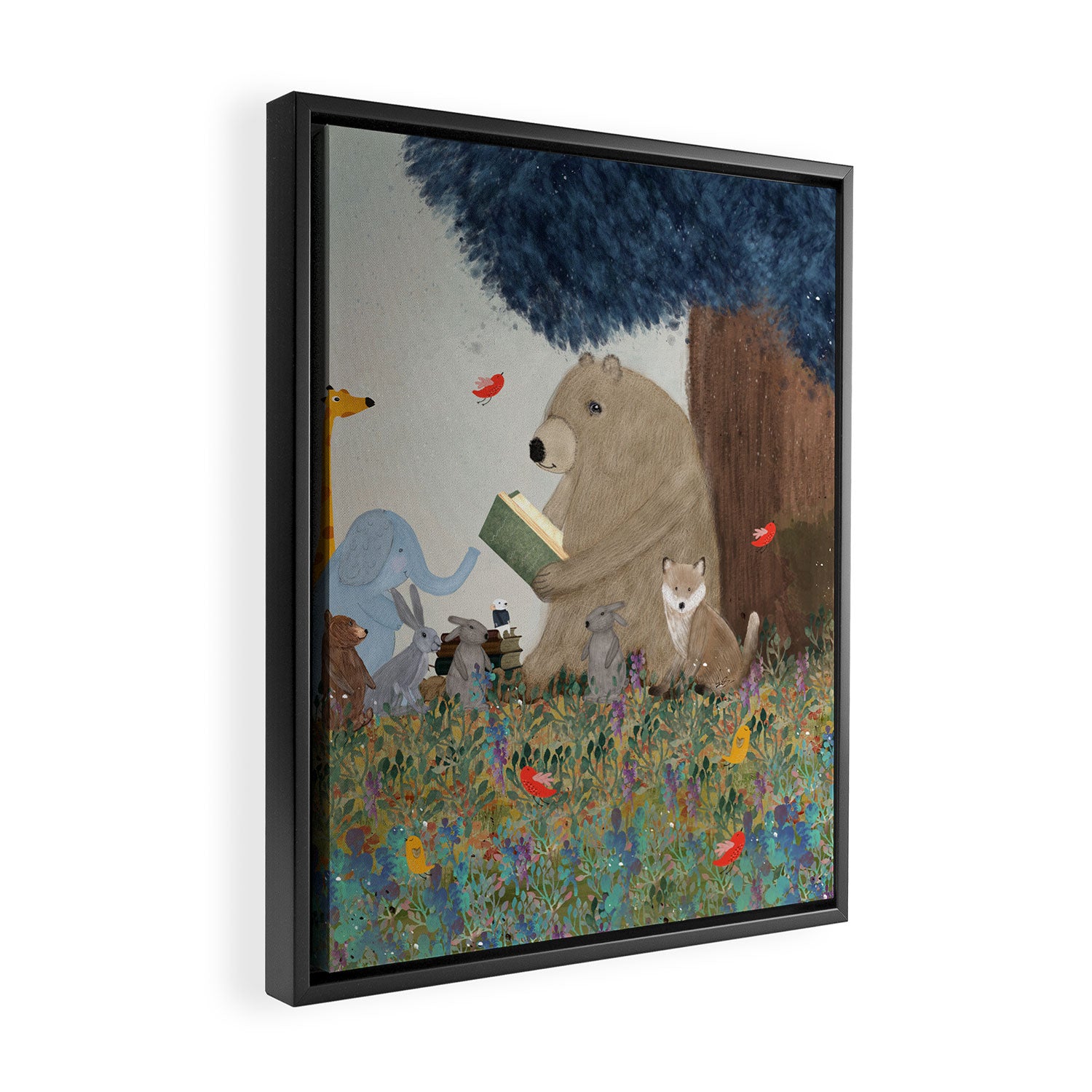 once upon a time Framed Canvas Print Gallery Image 2