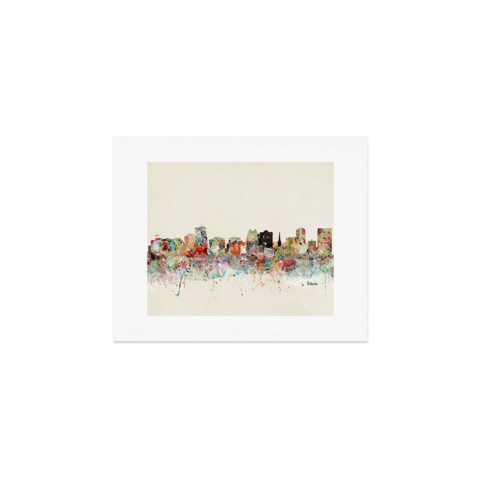 orlando florida skyline Art Print Gallery Image 1