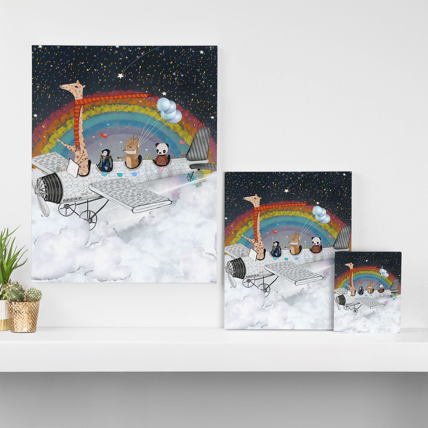 over the rainbow Canvas Print Gallery Image 3