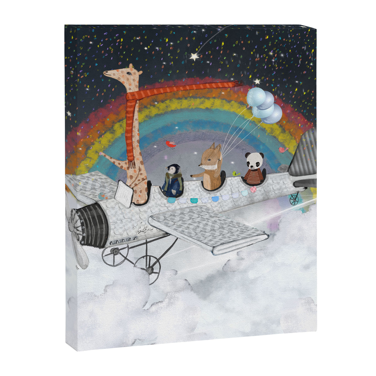 over the rainbow Canvas Print Gallery Image 6