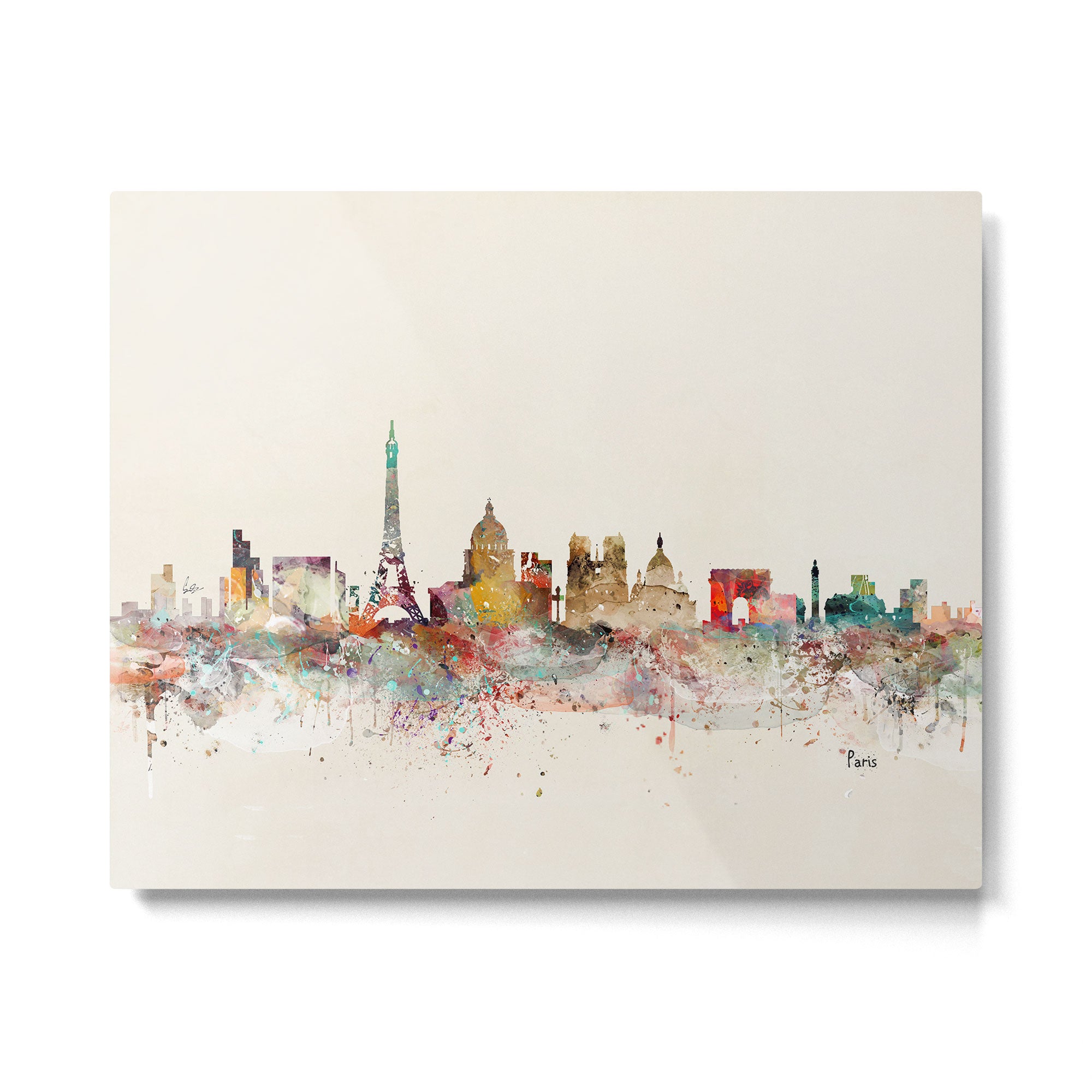 paris city skyline Metal Print Gallery Image 6