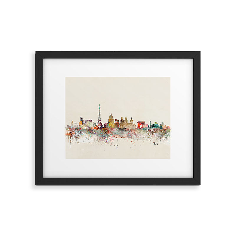 paris city skyline Framed Art Print Gallery Image 6