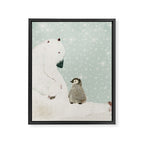 penguin and bear Framed Canvas Print Gallery Image 8