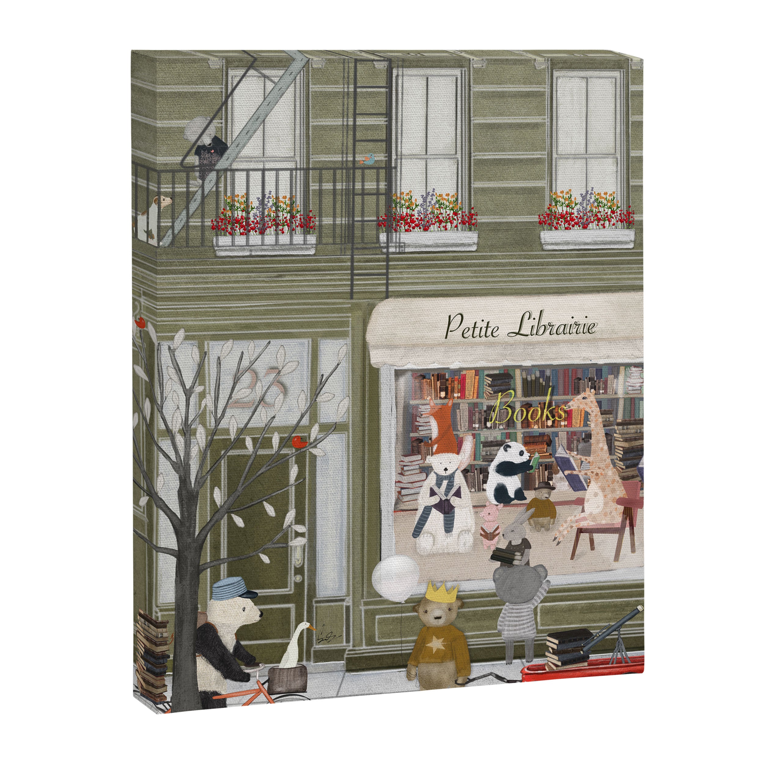 petite librairie Canvas Print Gallery Image 6