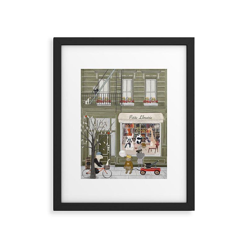 petite librairie Framed Art Print Gallery Image 5