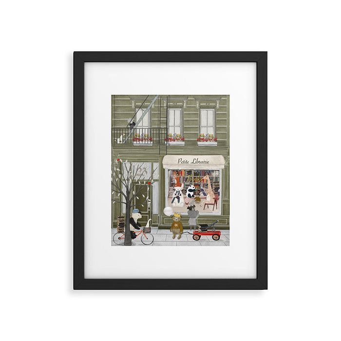 petite librairie Framed Art Print Gallery Image 1