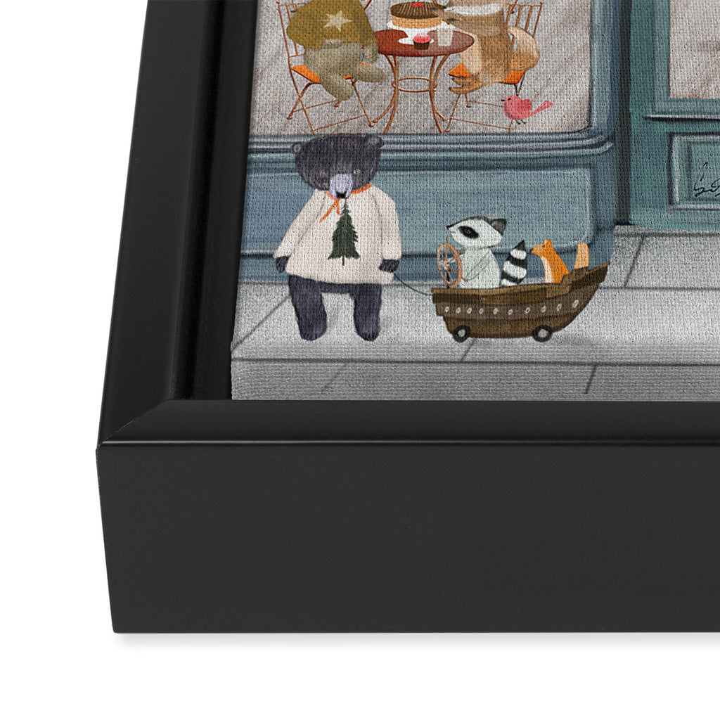 petite patisserie Framed Canvas Print Gallery Image 3