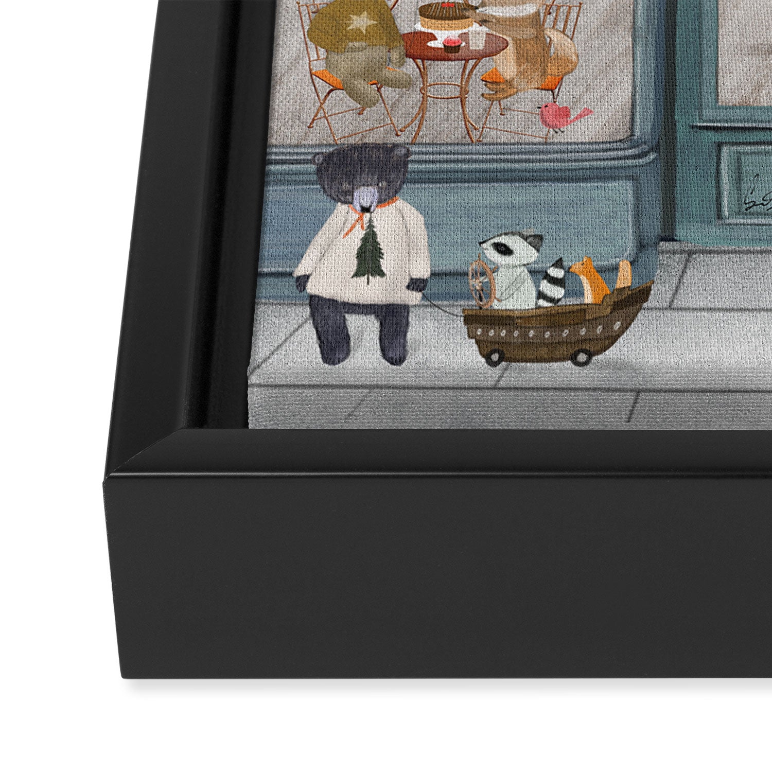 petite patisserie Framed Canvas Print Gallery Image 3