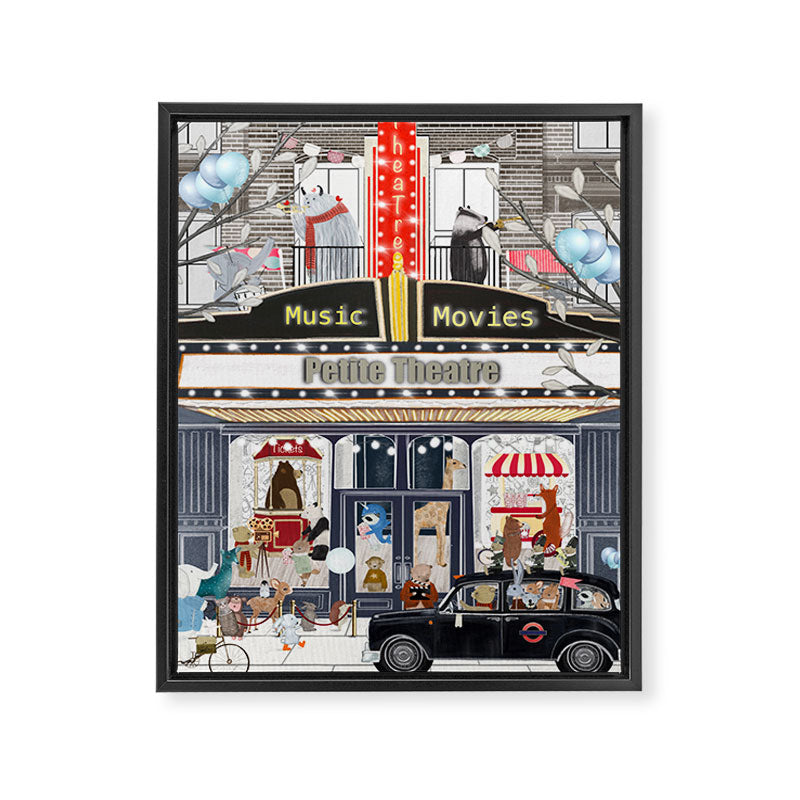 petite theatre Framed Canvas Print Gallery Image 6