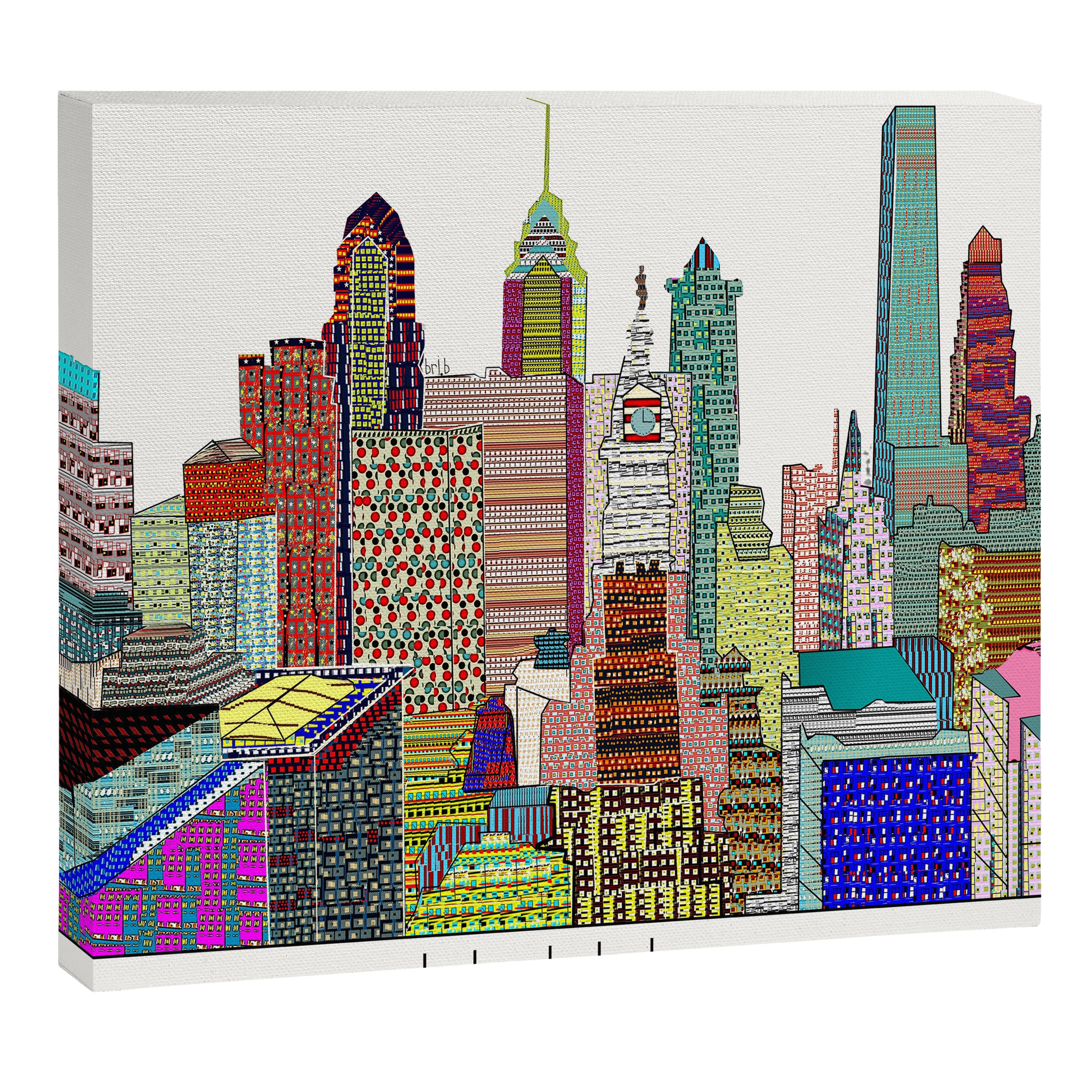 Philadelphia city sklyine Canvas Print Gallery Image 12