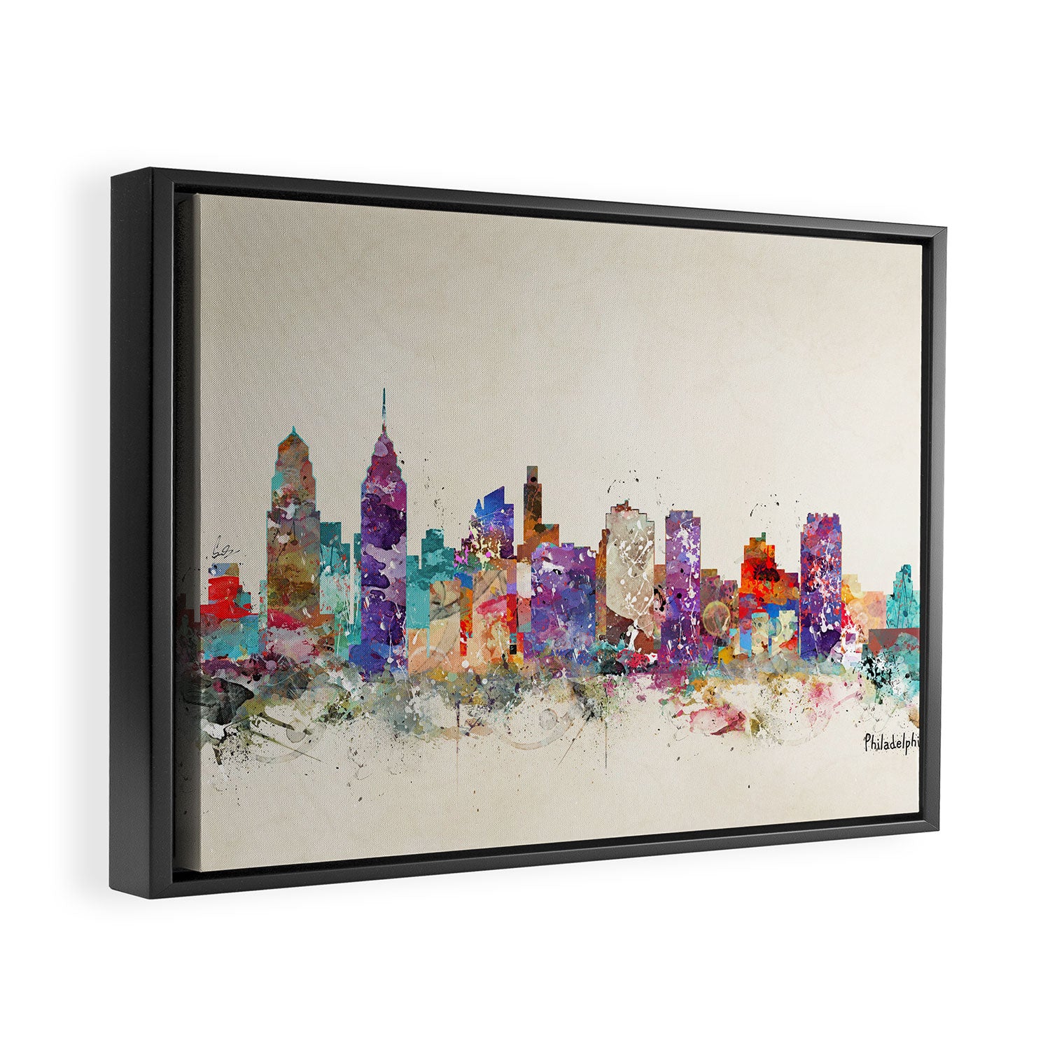 philadelphia pennsylvania Framed Canvas Print Gallery Image 6