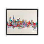 Philadelphia Pennsylvania skyline Framed Canvas Print Gallery Image 2