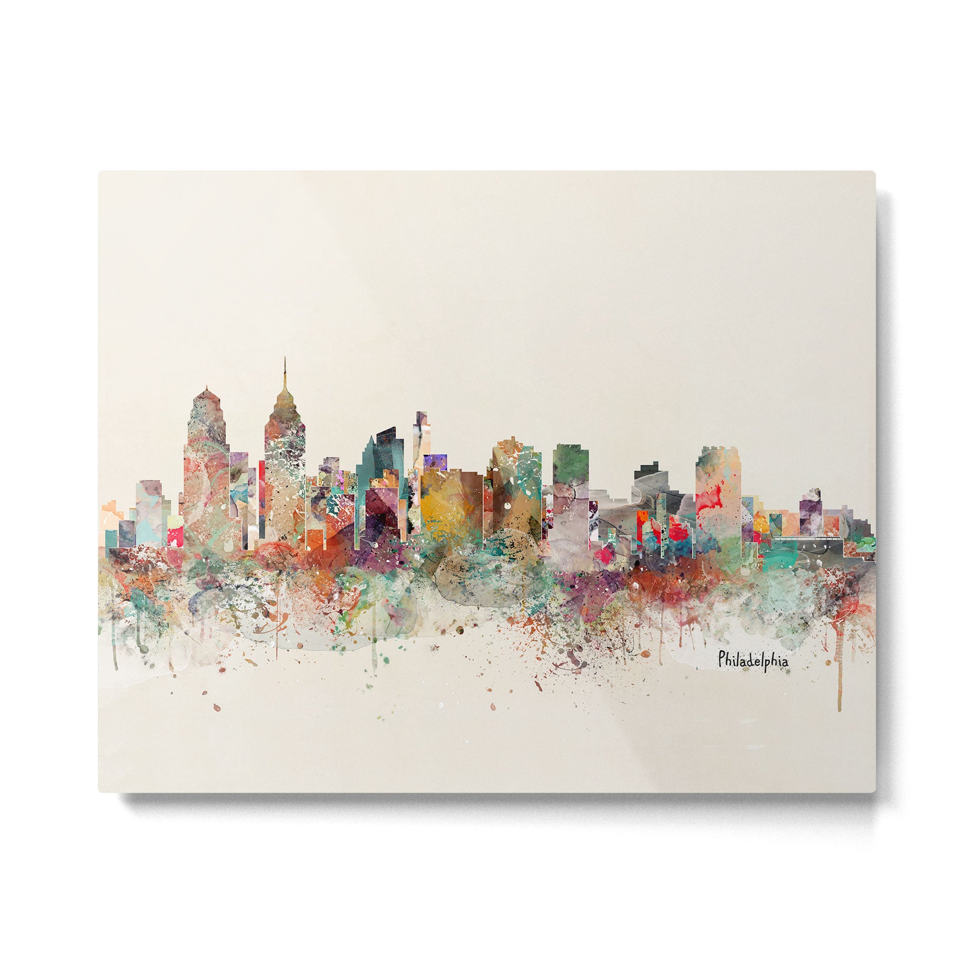 philadelphia skyline Metal Print Gallery Image 6
