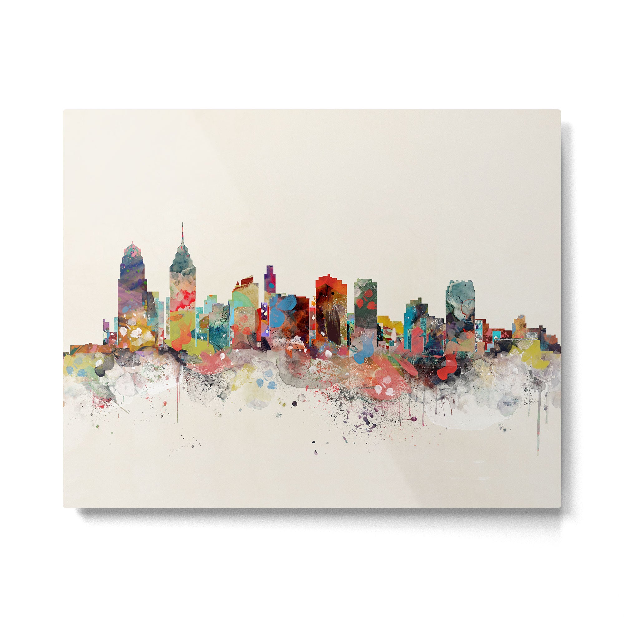 philadelphia skyline Metal Print Gallery Image 6