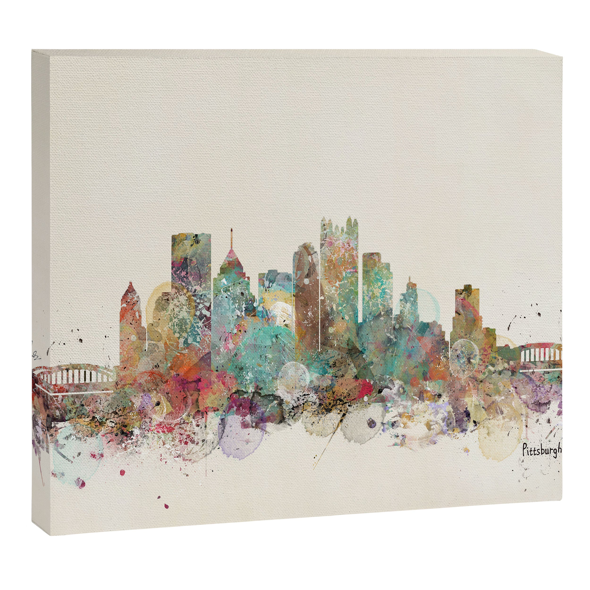 Pittsburgh Pennsylvania skyline Canvas Print Gallery Image 12