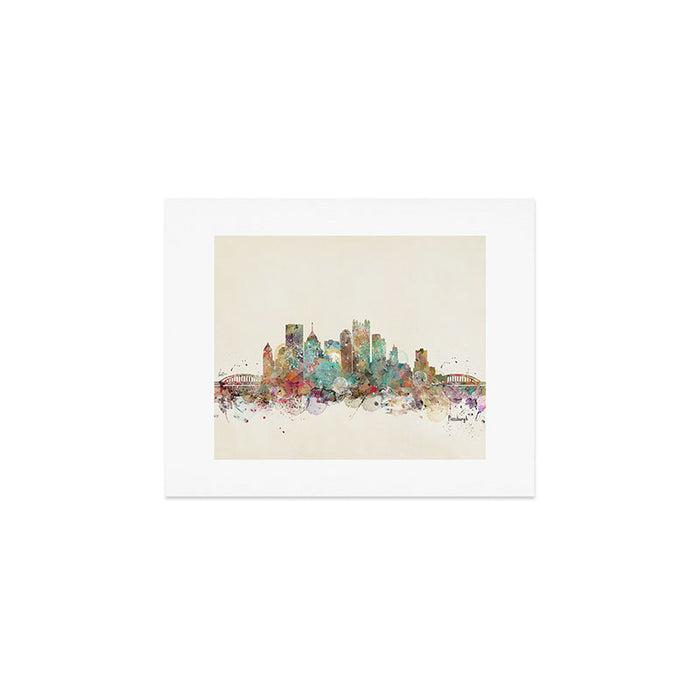 Pittsburgh Pennsylvania skyline Art Print Gallery Image 1