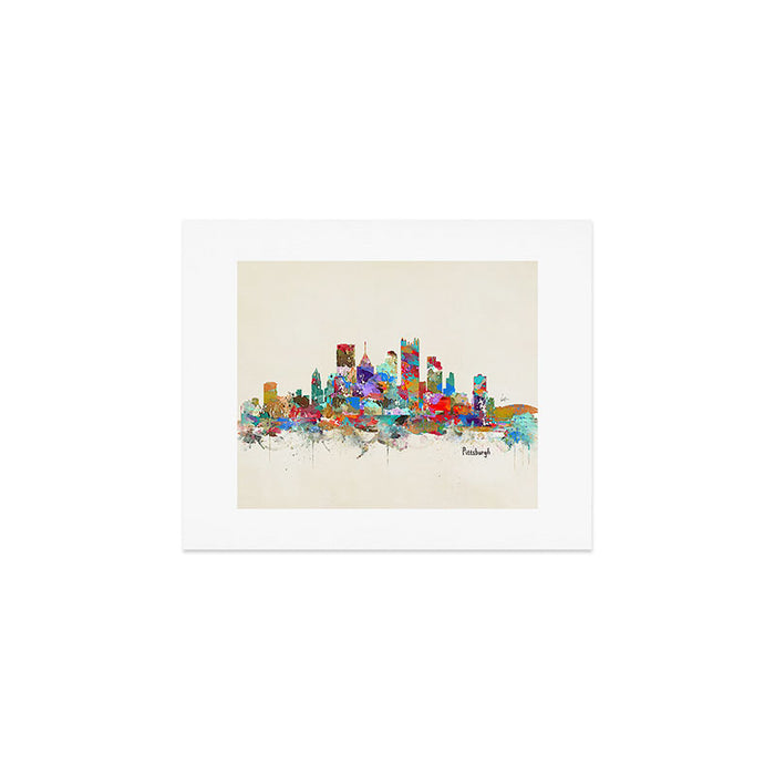 Pittsburgh Pennsylvania skyline Art Print Gallery Image 1