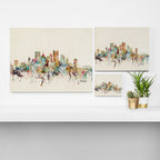 pittsburgh pennsylvania skyline Canvas Print Gallery Image 3