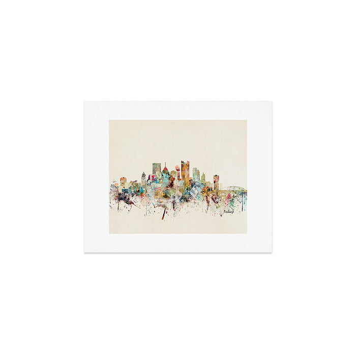 pittsburgh pennsylvania skyline Art Print Gallery Image 1