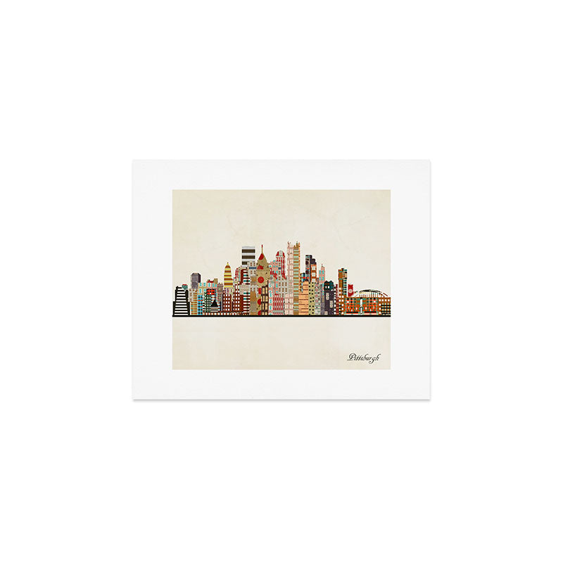 pittsburgh skyline Art Print Gallery Image 1