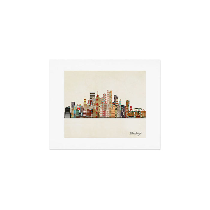 pittsburgh skyline Art Print Gallery Image 1