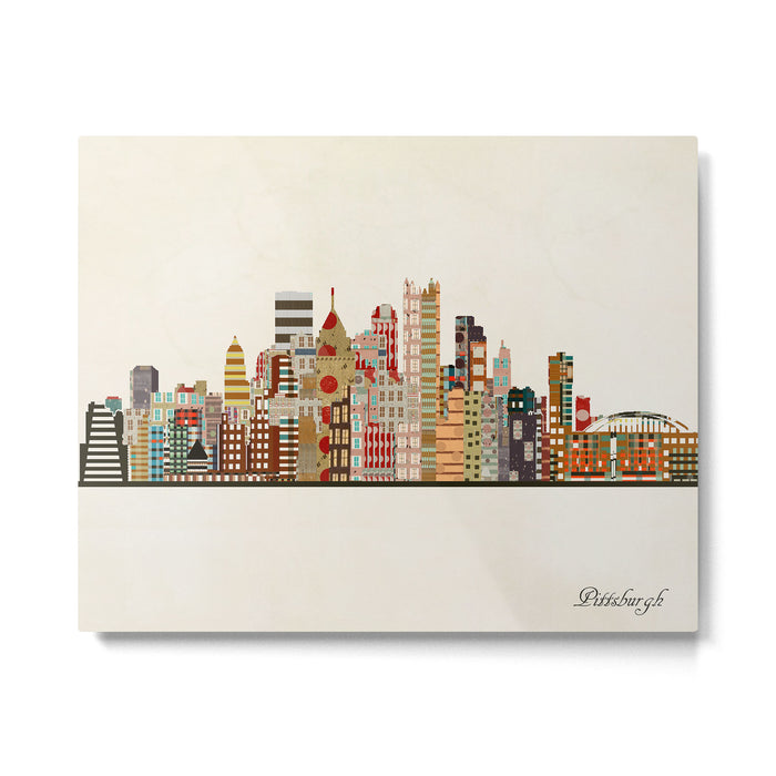 pittsburgh skyline Metal Print Gallery Image 1