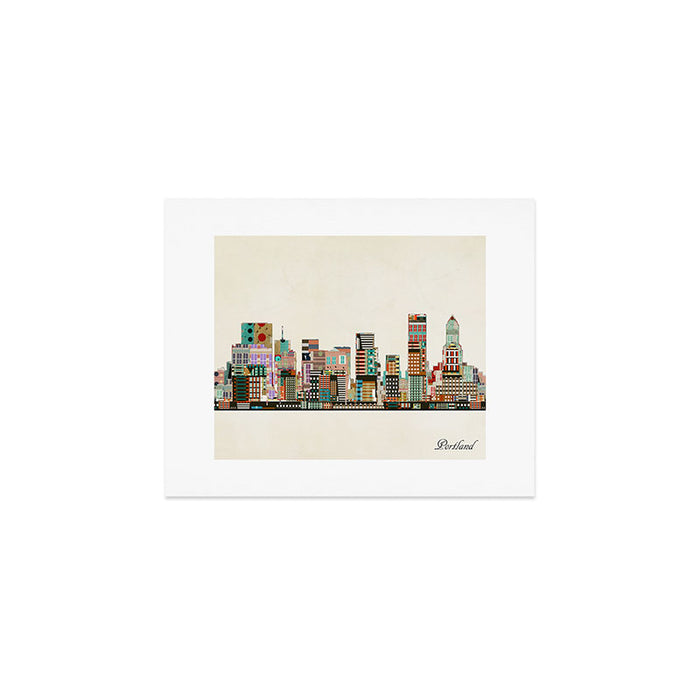 portland oregon skyline Art Print Gallery Image 1