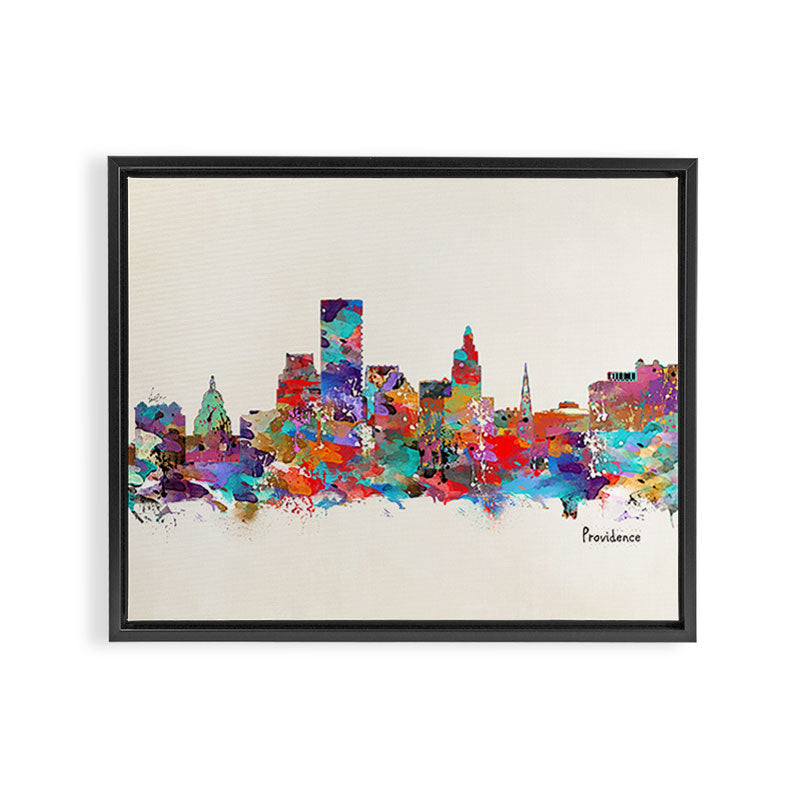 Providence Rhode Island Framed Canvas Print Gallery Image 14