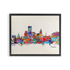 Providence Rhode Island Framed Canvas Print Gallery Image 14