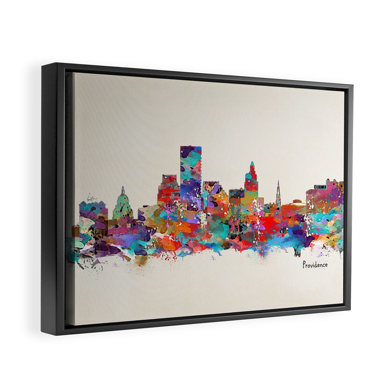 Providence Rhode Island Framed Canvas Print Gallery Image 2