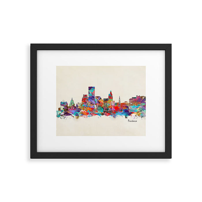 Providence Rhode Island Framed Art Print Gallery Image 1