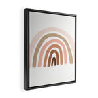 rainbow pink minimalist Framed Canvas Print Gallery Image 2