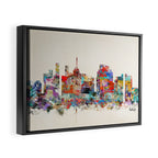 raleigh north carolina Framed Canvas Print Gallery Image 6
