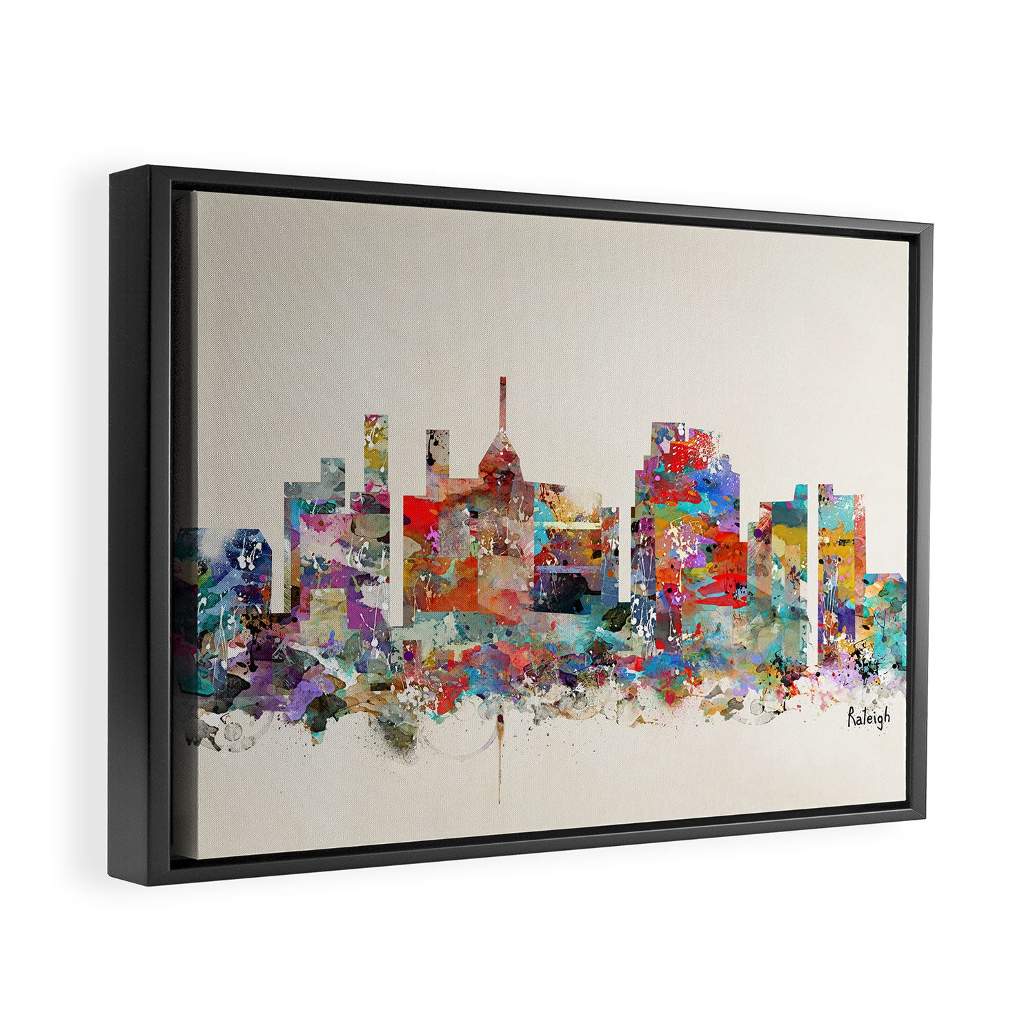 raleigh north carolina Framed Canvas Print Gallery Image 6