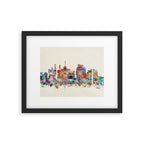 raleigh north carolina Framed Art Print Gallery Image 5